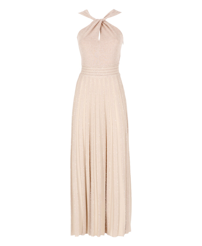 pink-sequin-sleeveless-dress