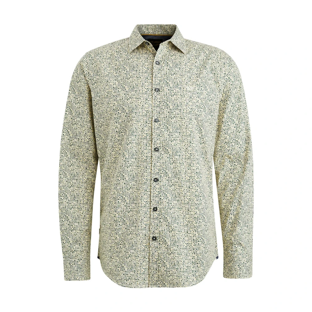 PME Legend Gedrukt lang mouw poplin overhemd Multicolor Heren