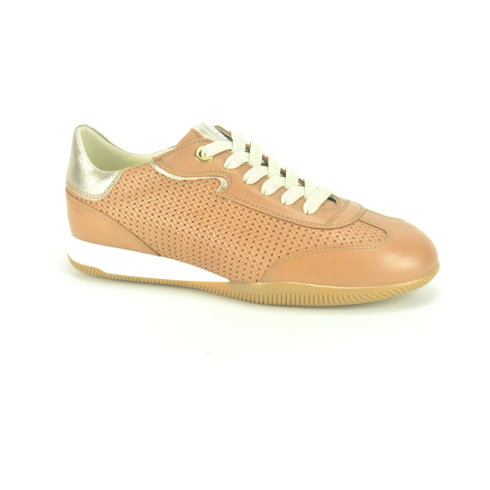 DL Sport Fijne Cognac N. + Print Dames Schoenen Bruin
