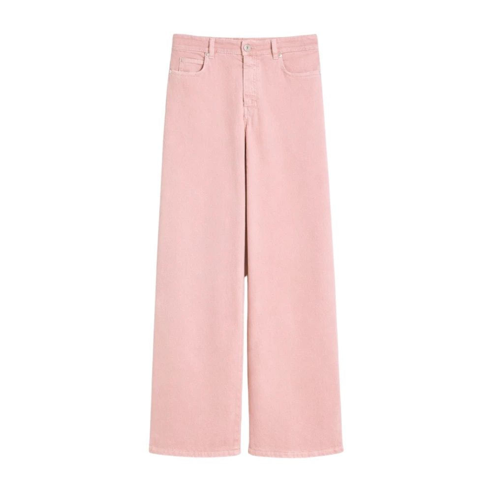 Weekend Max Mara Women's Pink Wide Jeans - Wide Jeans - 2XS - Jeans