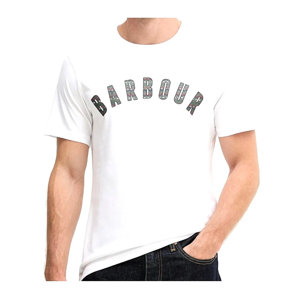 Barbour Men's White T-Shirts, Xl, T-Shirt