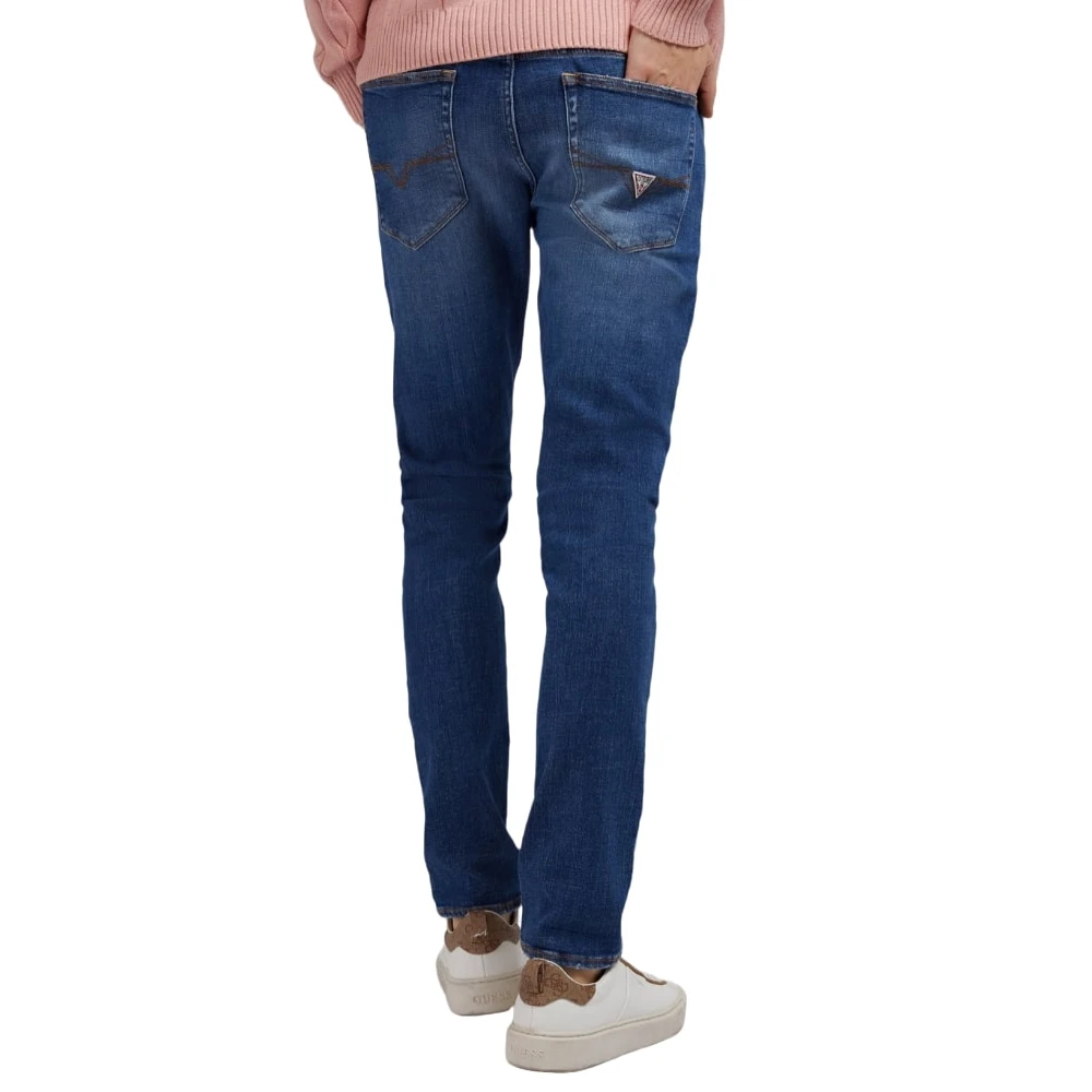 Guess Slim-fit Denim Jeans Blue Heren