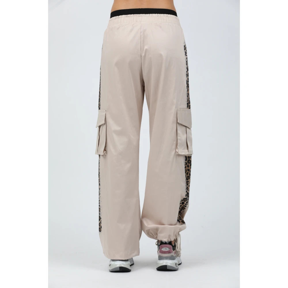 Disclaimer Wide Trousers White Dames