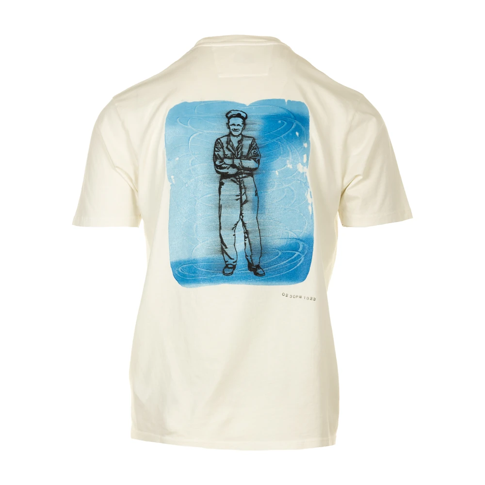 C.P. Company Britse Ambachtelijke T-shirt voor Mannen White Heren