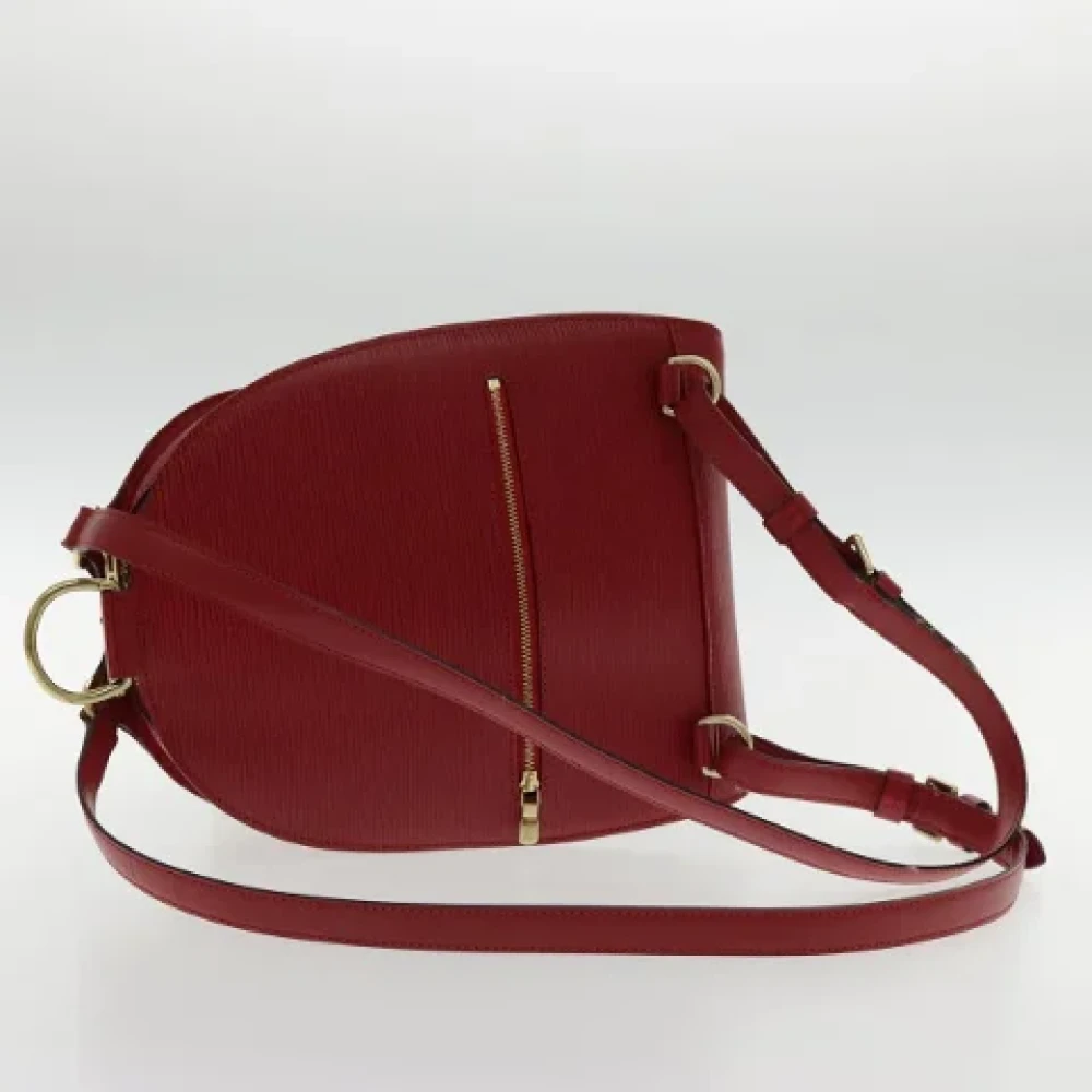 Louis Vuitton Vintage Pre-owned Leather backpacks Red Dames