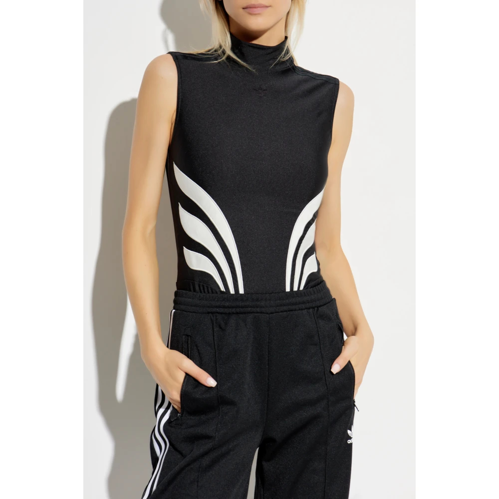 adidas Originals Lichaam met opstaande kraag Black Dames