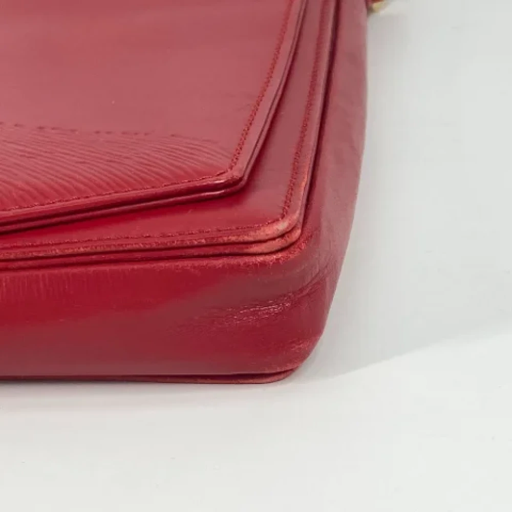Louis Vuitton Vintage Pre-owned Leather wallets Red Dames