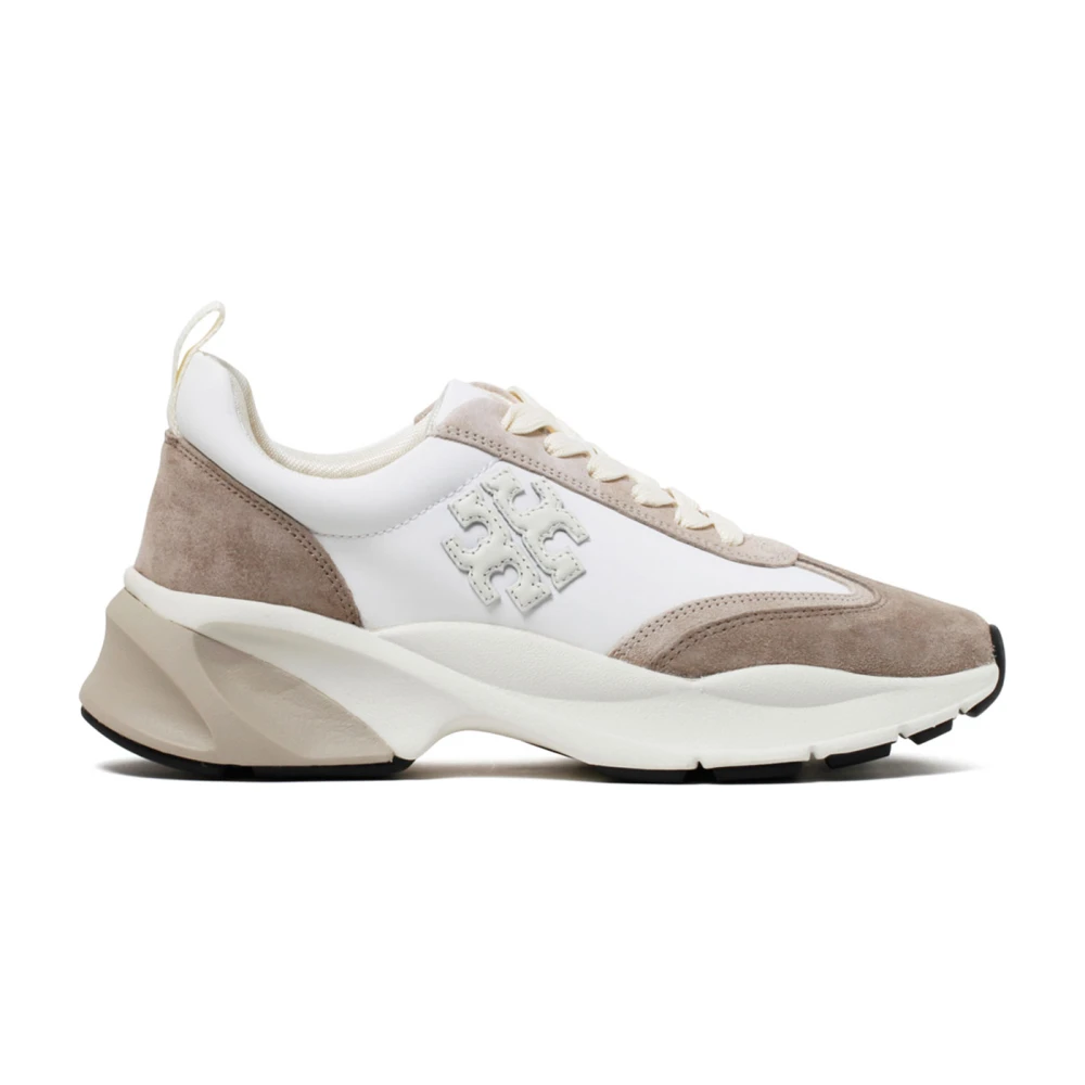 Tory Burch Witte Room Geluk Sneakers Dames Schoenen Veelkleurig Multicolor