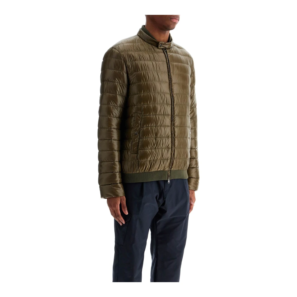 Herno Militaire Donsjas met Hoge Kraag Green Heren