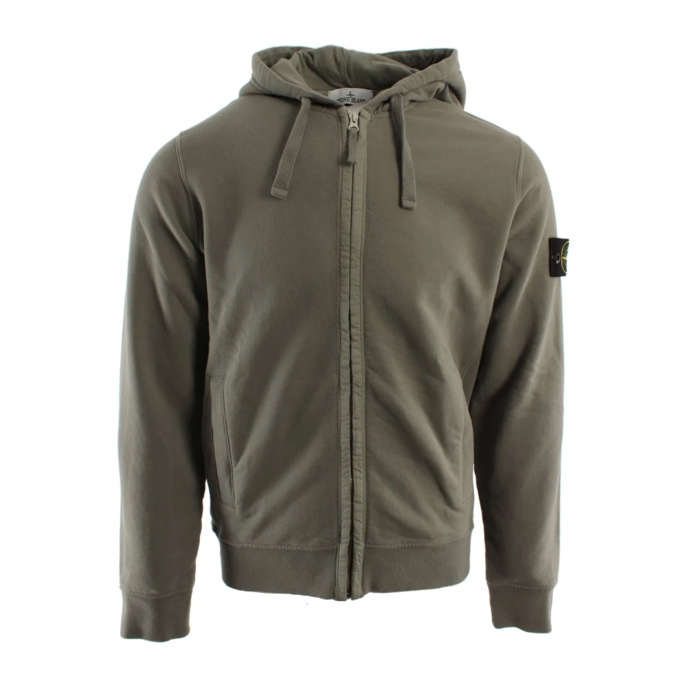 Stone Island Zip Logo Sweatshirt - Image 3