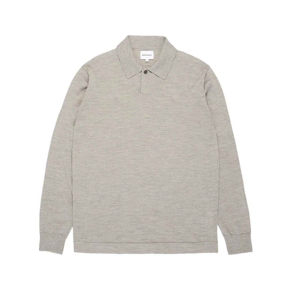 Norse Projects Innovatieve Merino Polo met 37.5 Technologie Gray Heren
