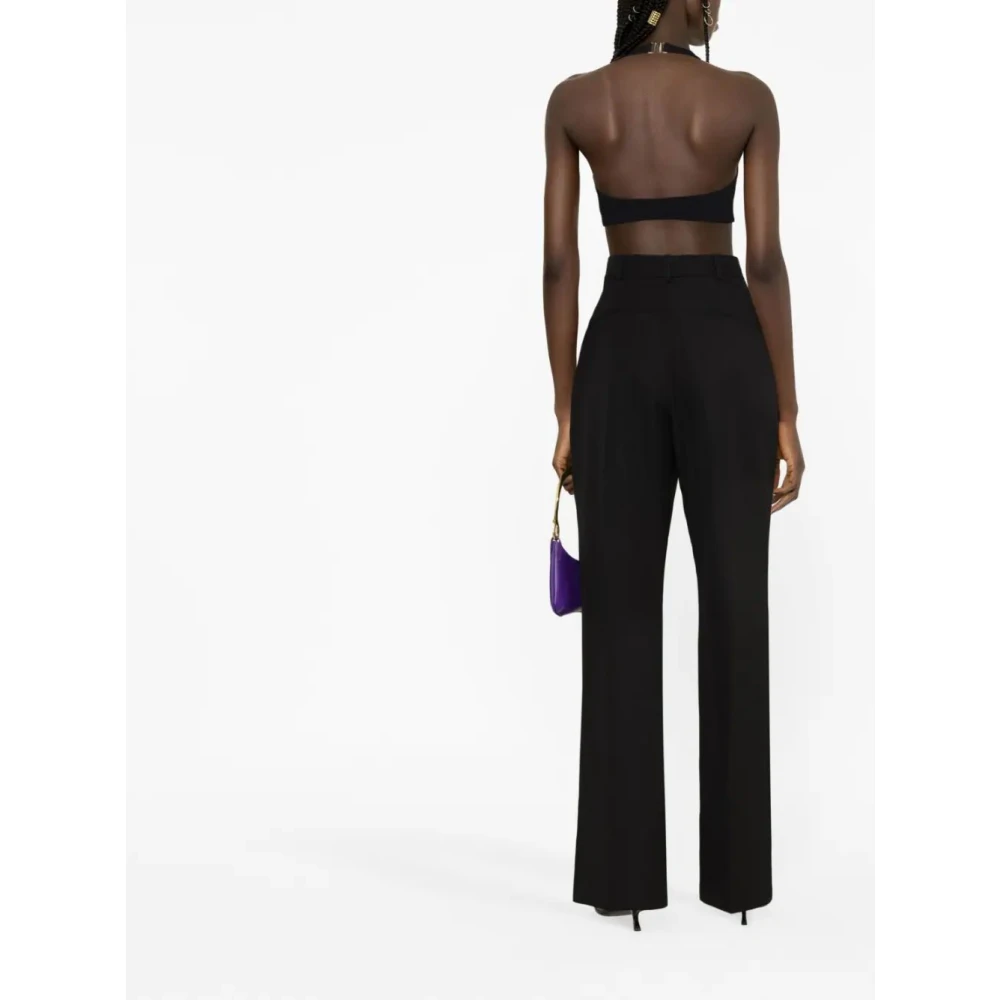 Jacquemus Salie Groene Broek Black Dames