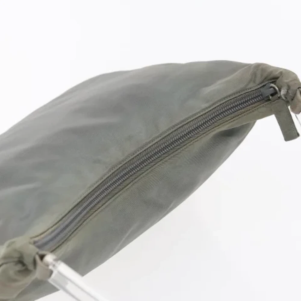 Prada Vintage Pre-owned Nylon prada-bags Gray Dames