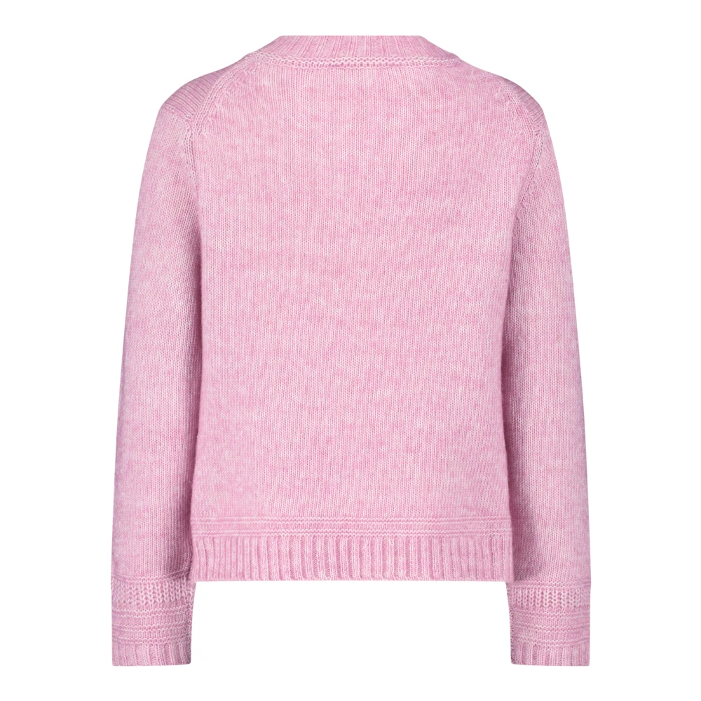 Betty & Co Moderne Gebreide Trui Pink Dames