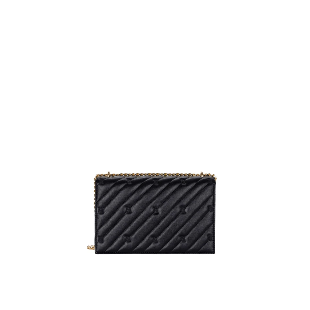 Elisabetta Franchi Stijlvolle Handtas voor Trendy Vrouwen Black Dames