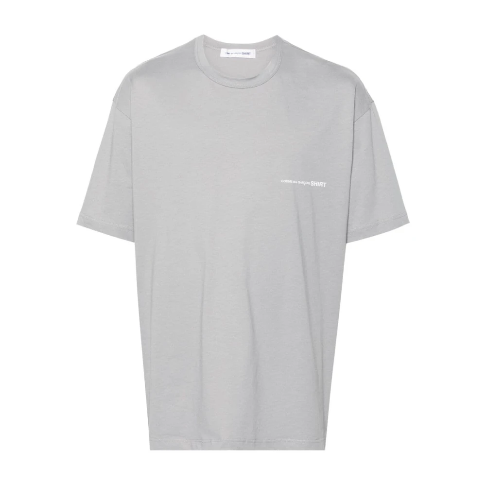 Comme des Garçons Grijze Tee Shirt Klassieke Stijl Gray Heren