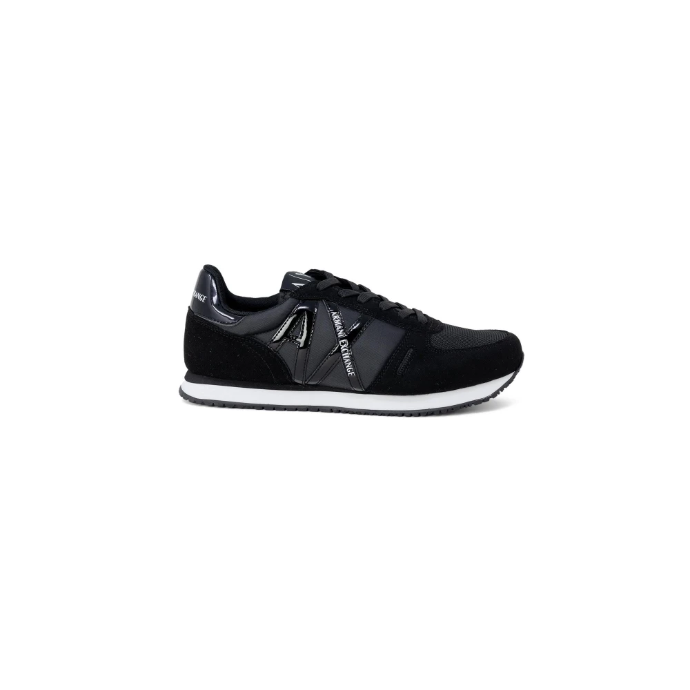 Armani Exchange Zwarte Veterschoenen voor Mannen Dames Schoenen
