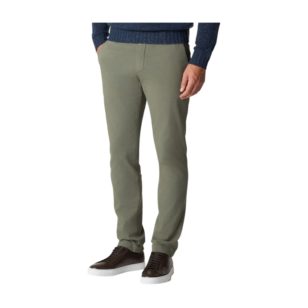 Brooks Brothers Green Chinos, Male, W42, Slim Fit Woven Stretch Cotton Chinos