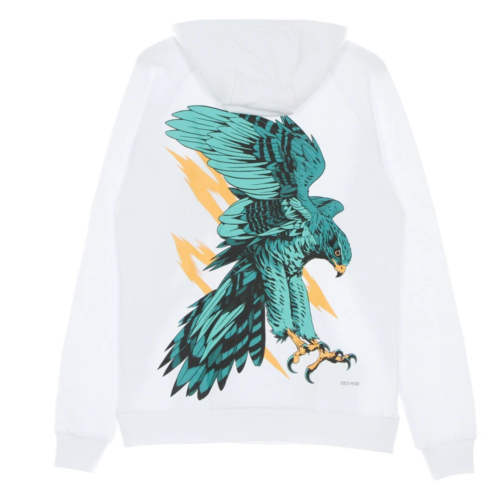 Dolly Noire Witte Peregrine Falcon Hoodie White Heren