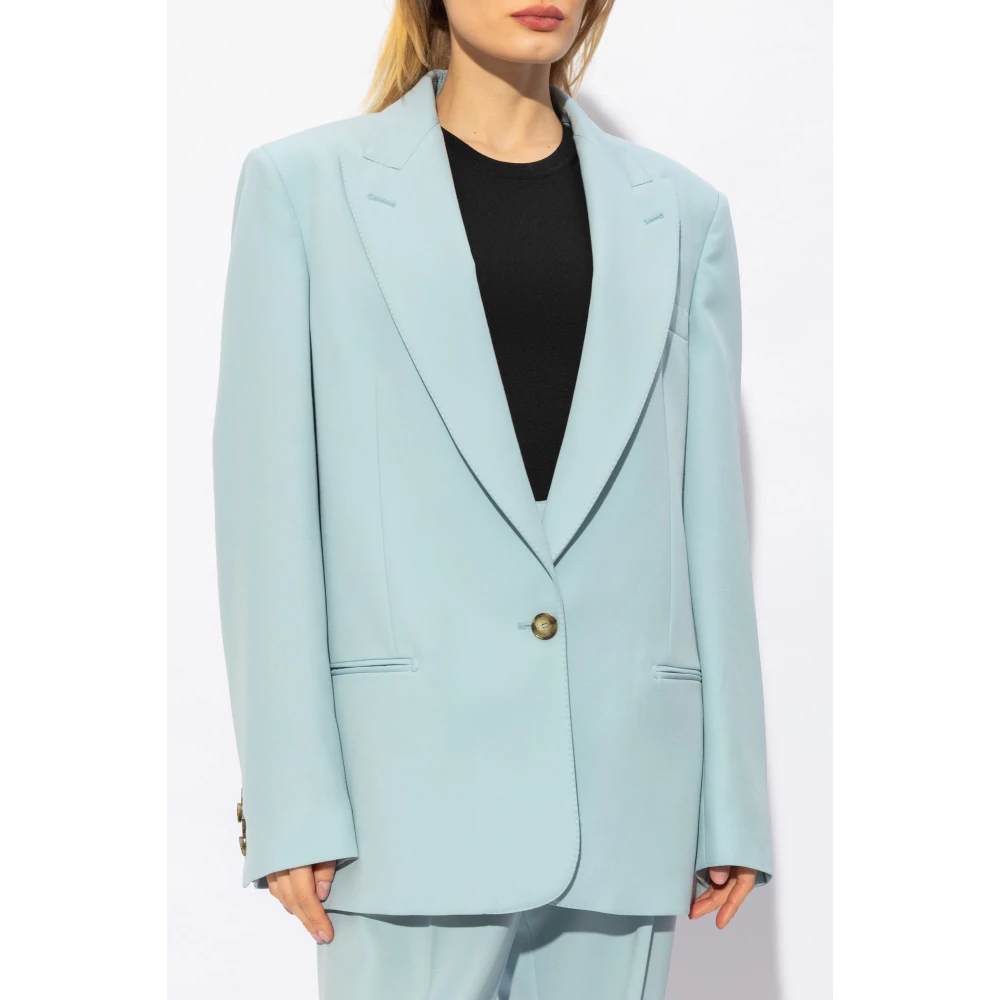 Stella Mccartney Oversized blazer Blue Dames