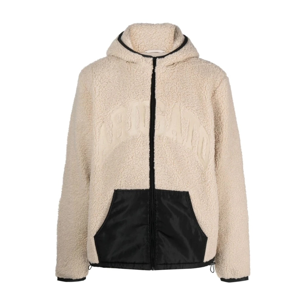 Axel Arigato Casual Beige Fleece Jacket Beige, Herr