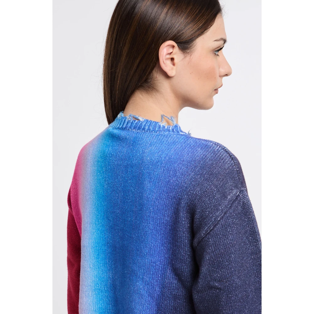 Semicouture Round-neck Knitwear Multicolor Dames