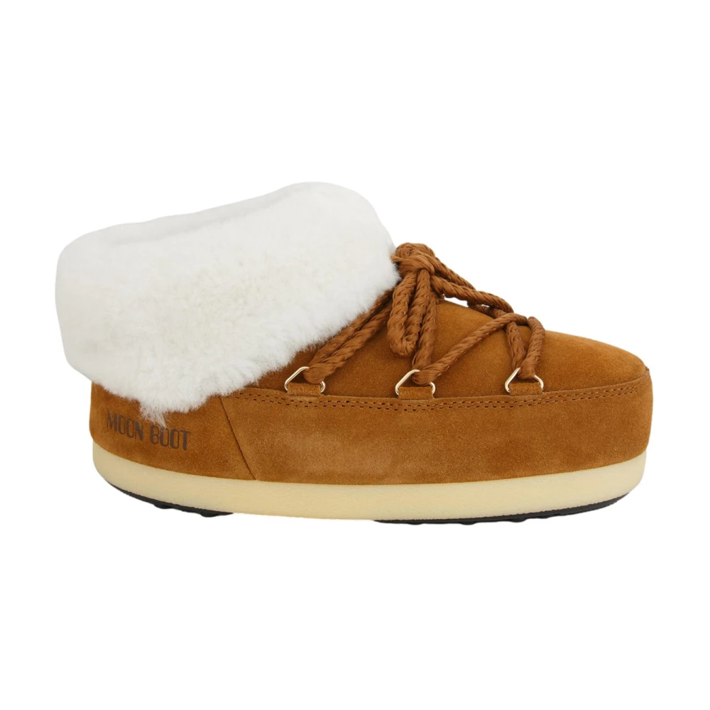 Moon Boot , Skiing & Snowboarding, Female, Brown, 4 Uk, Evx Suede Mule