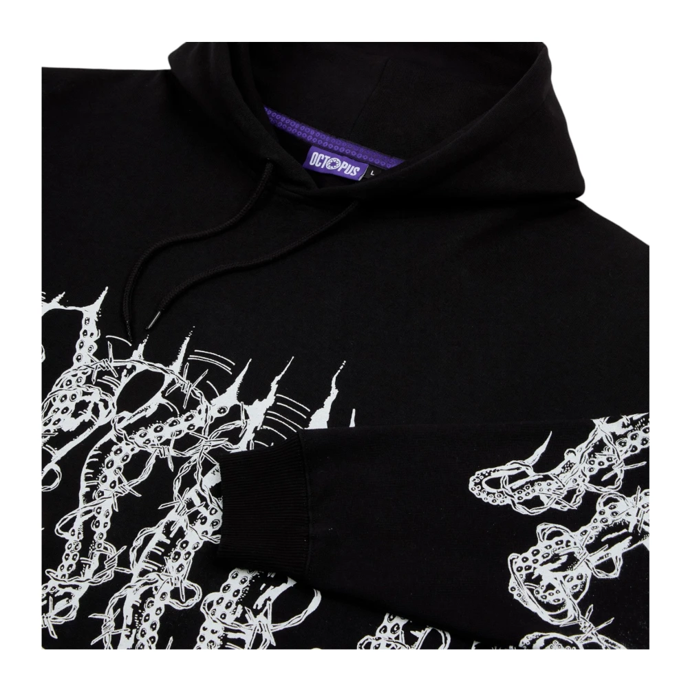 Octopus Stijlvolle Sweatshirts en Hoodies Black Heren