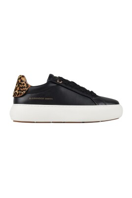 soho-donna-en-cuir-noir-lisse-et-talon-en-poney-tachete