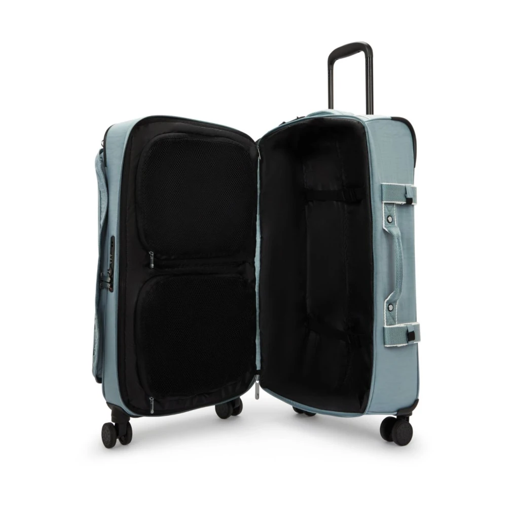 Kipling Spontane Trolley met 4 Wielen Green Unisex