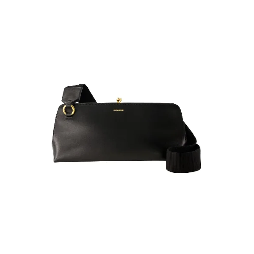 Jil Sander Leather shoulder-bags Black Dames
