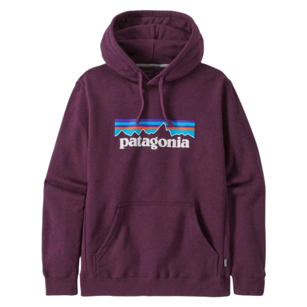 Patagonia Gerecyclede Logo Hoody met Fair Trade-certificering Purple Heren
