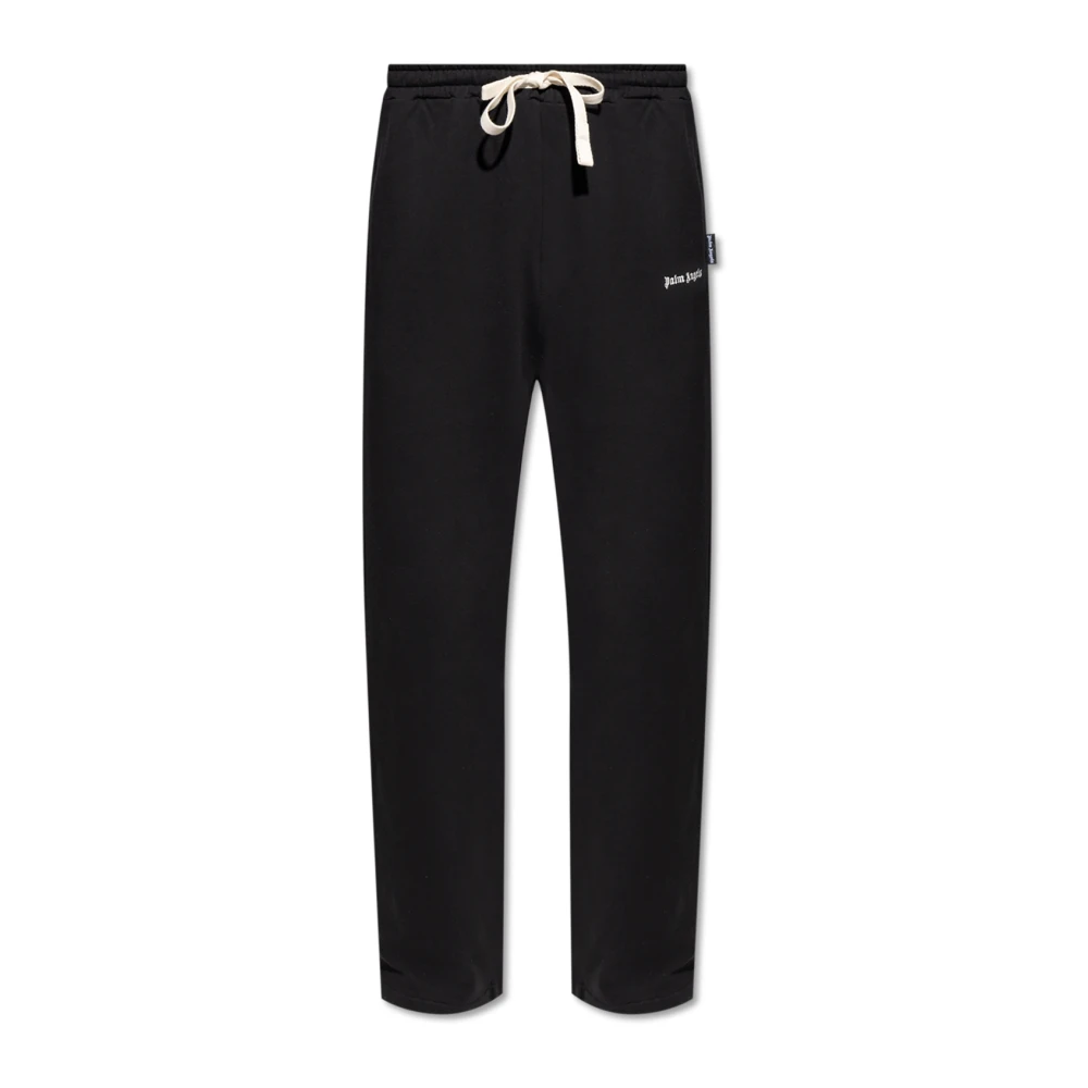 Palm Angels Men's Black Sweatpants,, Track Trousers With Logo Large