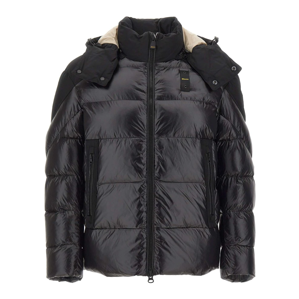 VAN GRAAF Blauer Herren Schwarz Puffer Jacke Polyamid Extra Groß - Bild 7