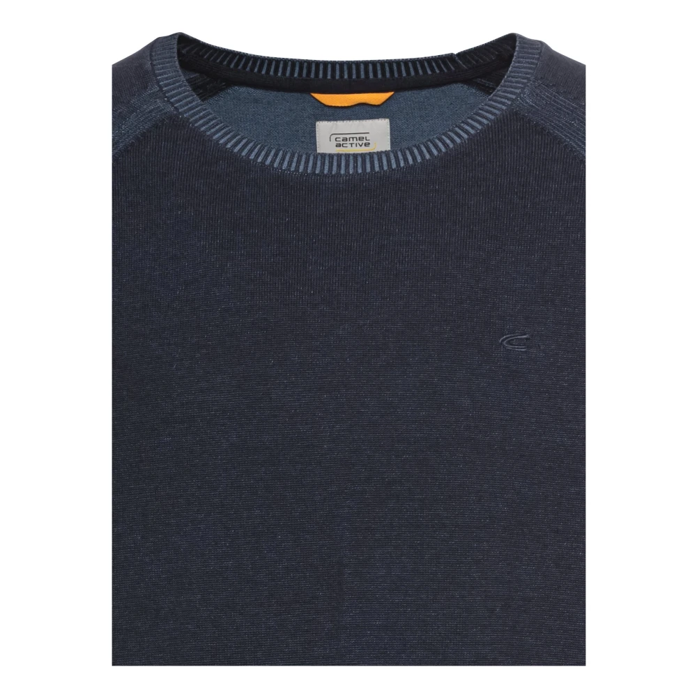 camel active Nachtblauwe Pullover Stijlvol Ontwerp Blue Heren