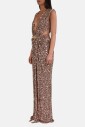 robe-longue-a-sequins-avec-col-en-v