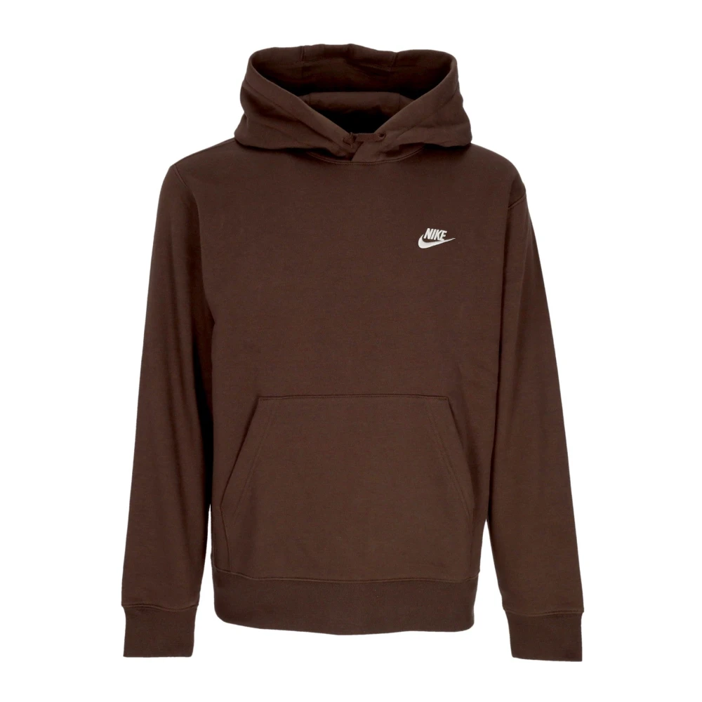 Nike Sportswear Club Fleece Hoodie Brown Heren