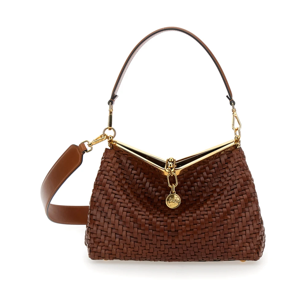 ETRO Bruine Handtas Vela Medium Brown Dames