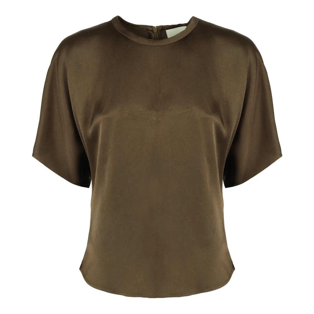 Isabel Marant Women's Green Blouses, Xs, Viscose Top