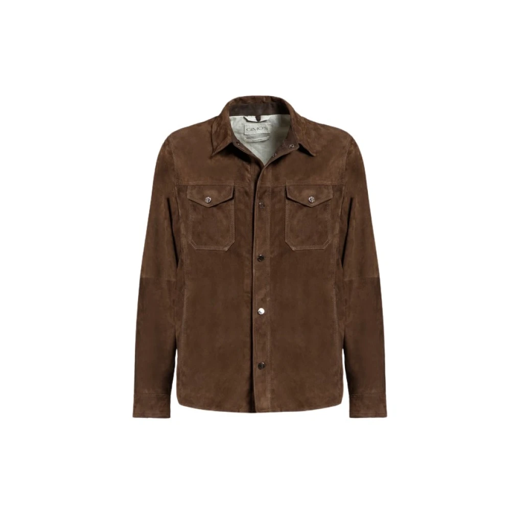 Jackets > Leather Jackets - - Gimo's - Modalova