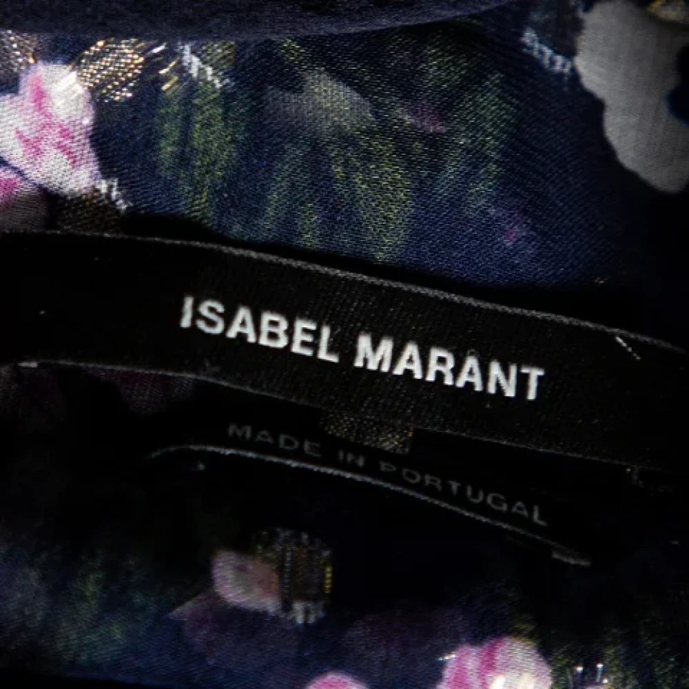 Isabel Marant Pre-owned Silk tops Blue Dames
