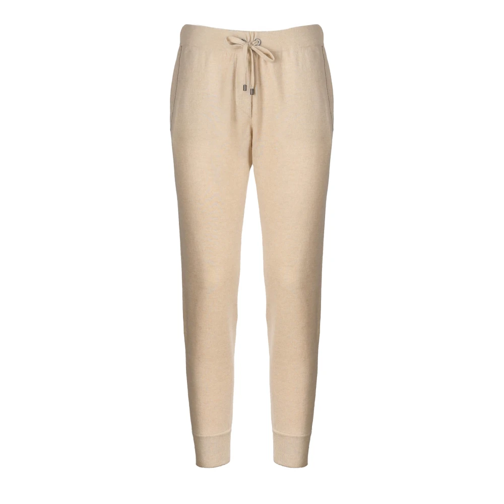 Brunello Cucinelli Kashmirbyxor Beige, Dam