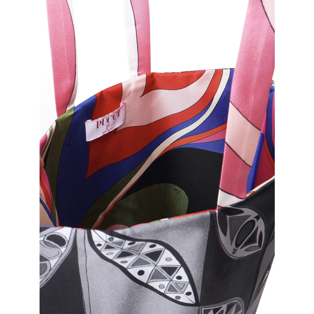 EMILIO PUCCI Multicolor zijden tas met handvatten Multicolor Dames