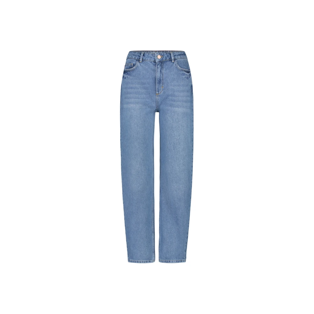 Fabienne Chapot Losse Tapered Jeans Blue Dames