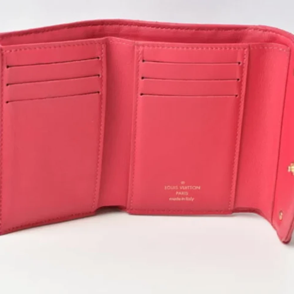 Louis Vuitton Vintage Pre-owned Leather wallets Pink Dames