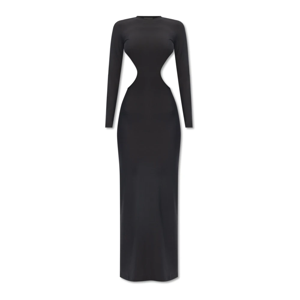 Balenciaga Uitgesneden jurk Black Dames