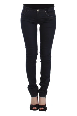 Slim Jeans Denim Byxor Skinny Leg Stretch