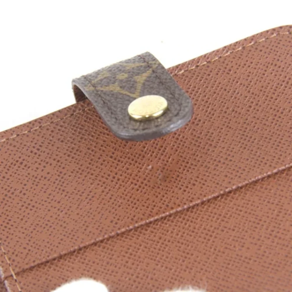 Louis Vuitton Vintage Pre-owned Canvas wallets Brown Dames