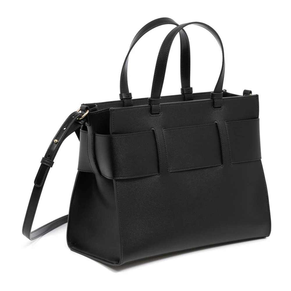 Armani Exchange Eenvoudige Tote Tas met Verstelbare Band Black Dames