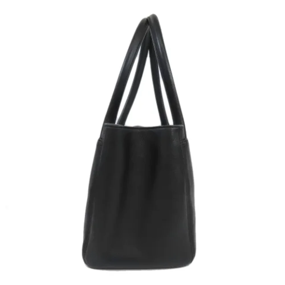 Chanel Vintage Pre-owned Canvas totes Black Dames
